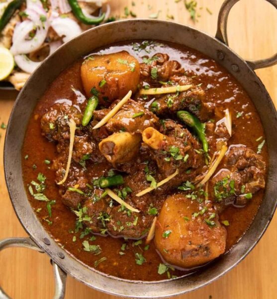 Punjabi style GOAT ACHARI CURRY in Cambridge, Ma