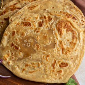 oft layered Indian flatbread in Cambridge, MA