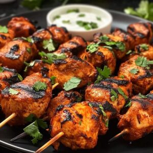 Grilled chicken in yogurt marinade in Cambridge, Ma