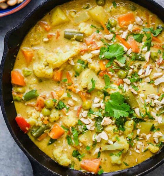 Vegetable Korma in Cambridge, Ma