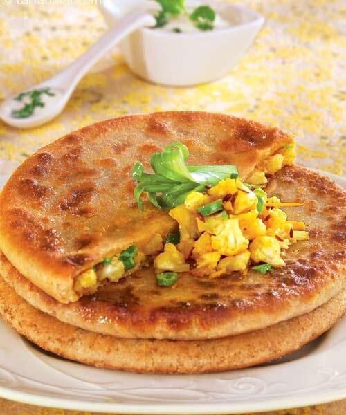 Stuffed cauliflower paratha in Cambrige, Ma